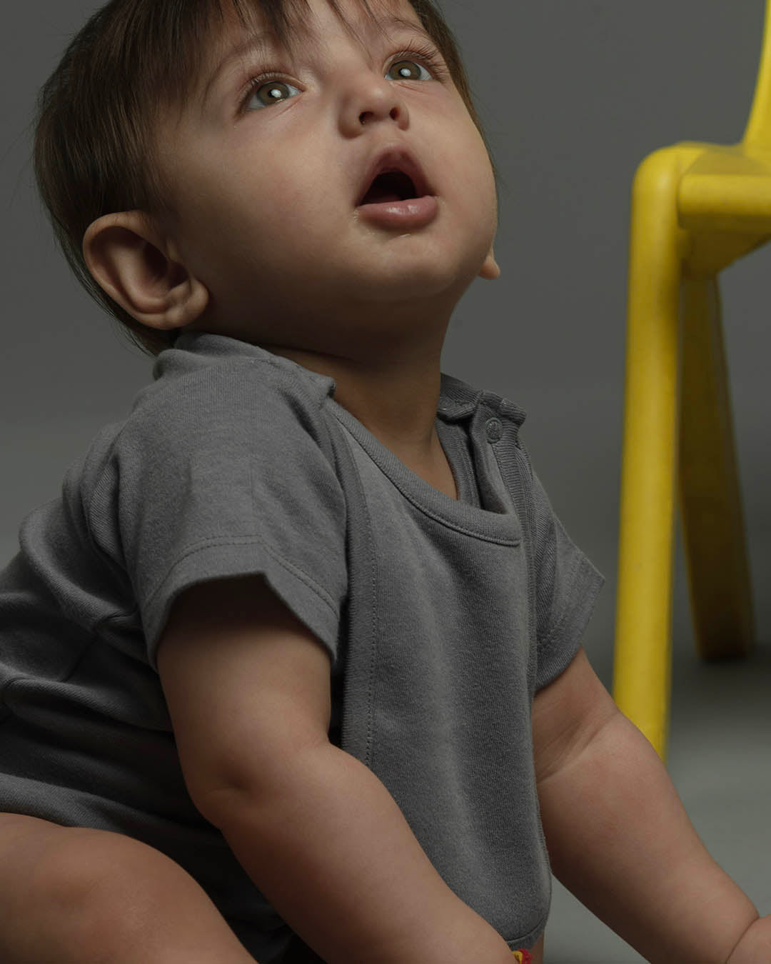 Bodysuit in Neutral Grey