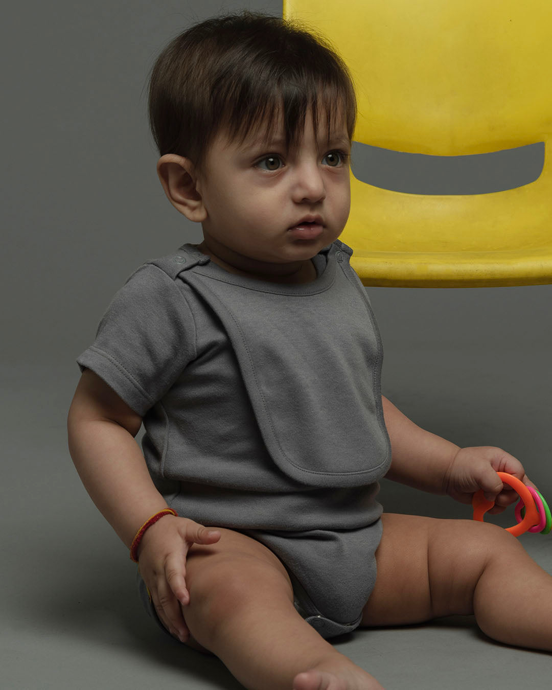 Bodysuit in Neutral Grey