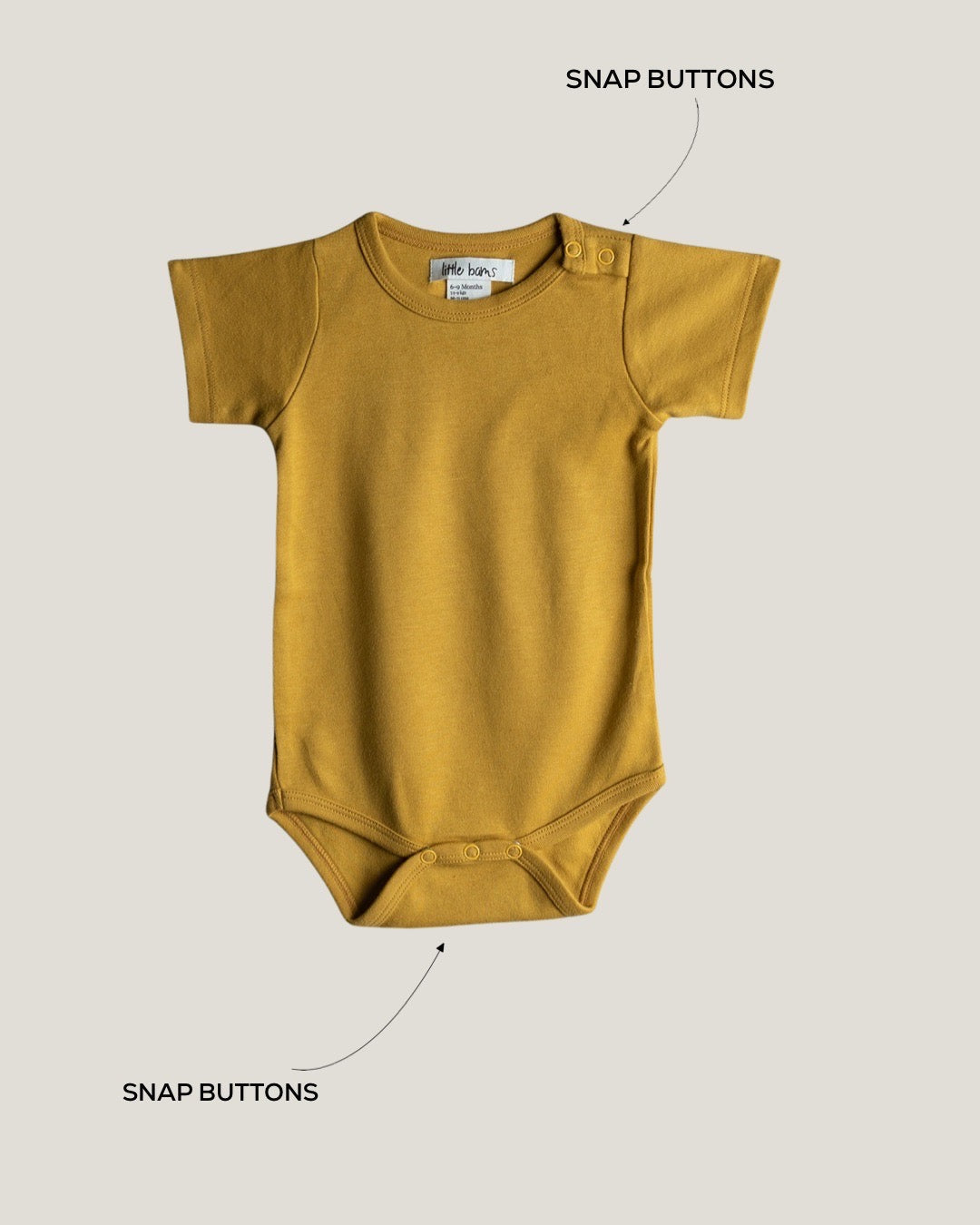 Bodysuit in Mustard