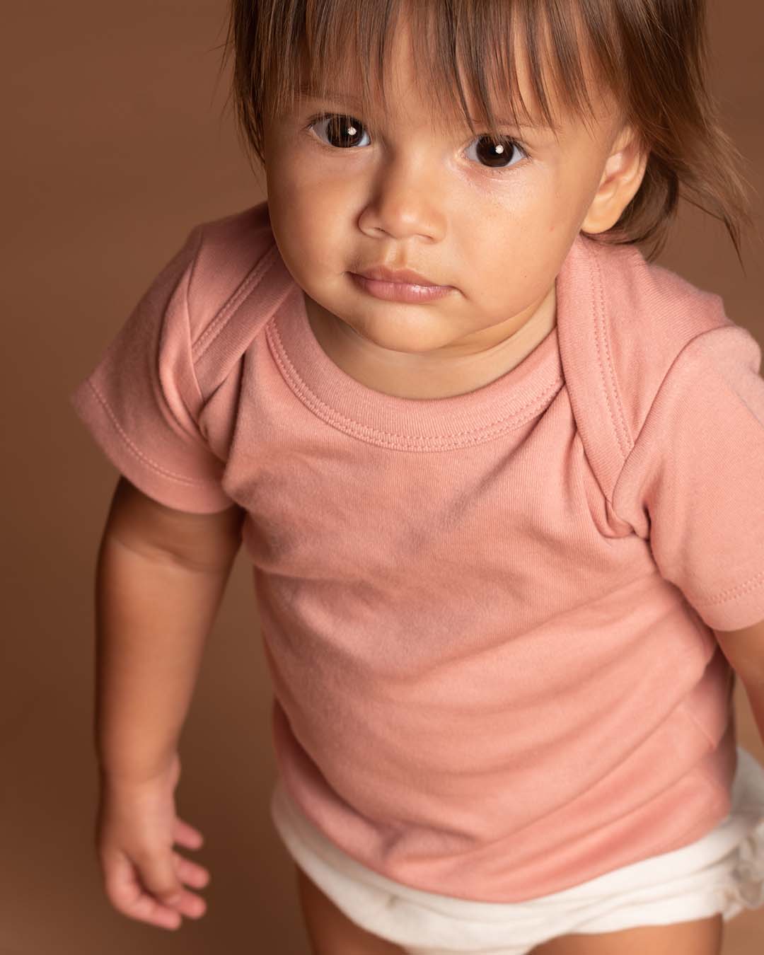 T-shirt in Peach Melba