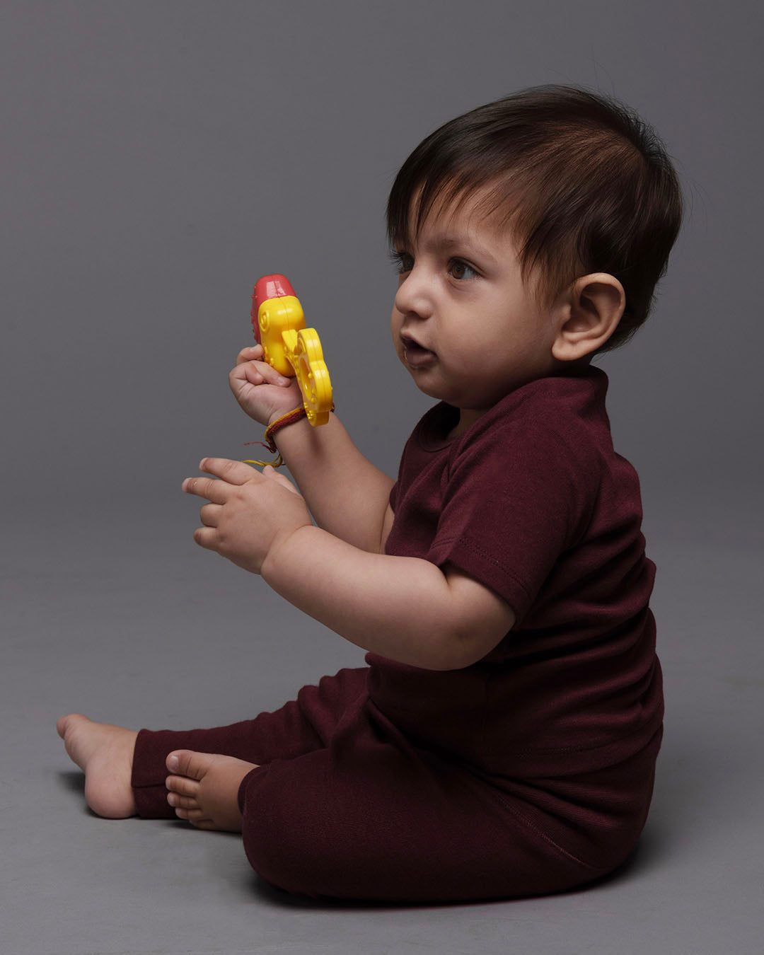 T-shirt in Burgundy