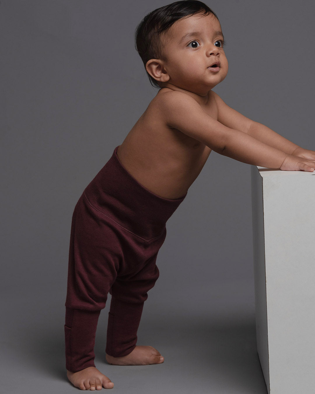 Tummy Pants in Burgundy