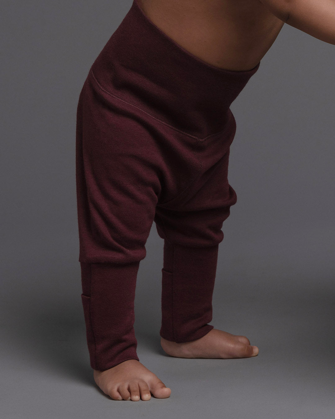 Tummy Pants in Burgundy