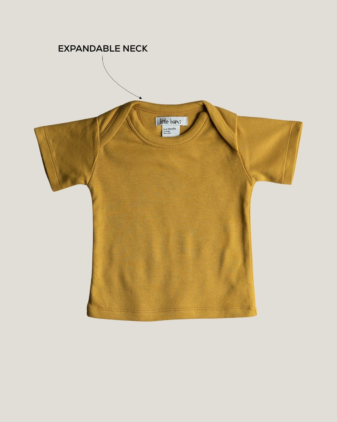 T-shirt in Mustard